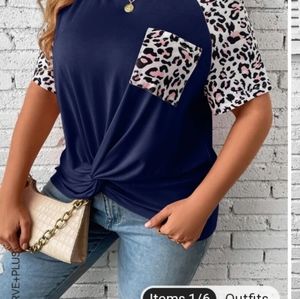 Women's Plus Size Top/Twist at Waist